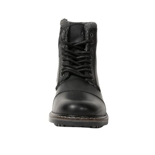 Crevo Men's Camden, Black Leather, 8.5 M US3