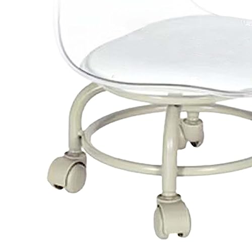 Tabouret à roulettes avec dossier pivotant et roulement fluide pour garage - 6
