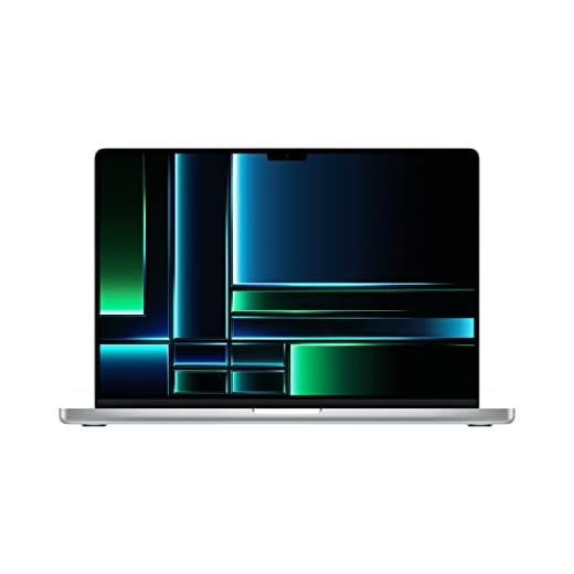 Apple 2023 MacBook Pro Laptop M2 Pro chip with 12‑core CPU and 19‑core GPU: 16.2-inch Liquid Retina XDR Display, 16GB Unified Memory, 512GB SSD Storage. Works with iPhone/iPad; Silver