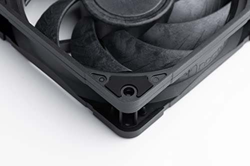 Noctua NA-IS1-12 Sx2 Chromax.Black, Distanziali Lato Ingresso Per Ventole Da 120 Mm (Nero) - 4