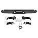 HECASA Rear Bumper Assembly Compatible with 1988-2000 Chevy Chevrolet GMC Suburban C/K 1500 2500 3500 Tahoe Yukon Blazer W/Strip Pad, Impact Strip, Impact Strip Hole Fleetside/Styleside Light Duty