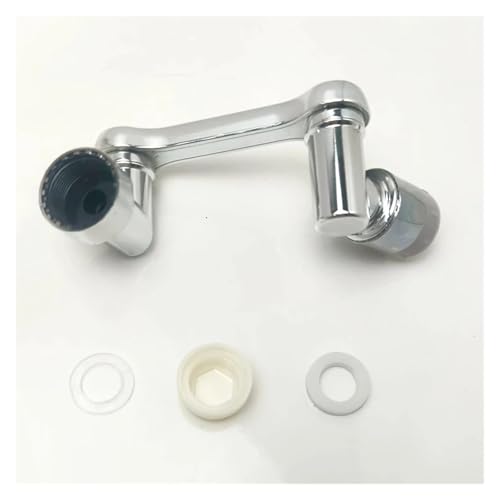 Grifo extensor giratorio ZR98US con doble salida de agua y flujo aireado