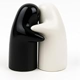 Saleros de cocina de abrazo, saleros de mesa de cerámica, set salero y...