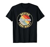 Ce t-shirt personnalisé avec nom Jean-Pierre est un excellent ajout à la tenue de Jean-Pierre.