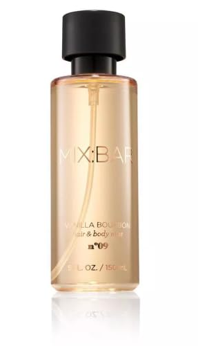 MIX~BAR Women's Hair & Body Mist, Vanilla Bourbon, 5 fl oz (Pack of 1)
