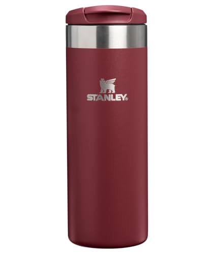 Image of Stanley AeroLight Transit Bottle 16 oz | Locking Drink Through Lid | Leak Resistant Water Bottle or Coffee Travel Mug | Lightweight Insulated Stainless Steel | BPA-Free | Cranberry