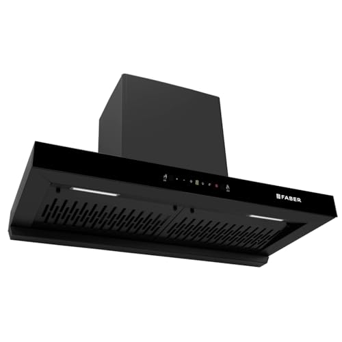 Image of Faber Silencio 90cm 1500m /hr BLDC Autoclean Filterless T-Shape Chimney|Built In Oil Collector|Touch & Gesture Control|12Yr Motor,2Yr Comprehensive Warranty by Faber | HOOD SILENCIO BLDC HCSCFLBKIN90T