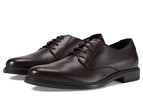 Image of Hugo Men's Kerr Shiny Leather Derby Dress Shoe
