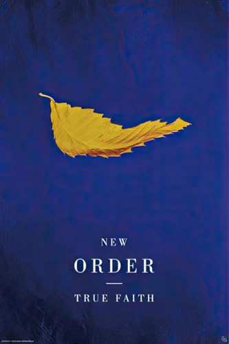 The Biggest 1980's Music Bands & Artists - New Order - Music Poster (True Faith - Album Cover) (Size: 24" x 36")