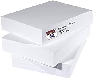 ARK 120gsm White Premium Thick Printing Paper Suitable for All Printers (A5 (Pack of 500)) (1)