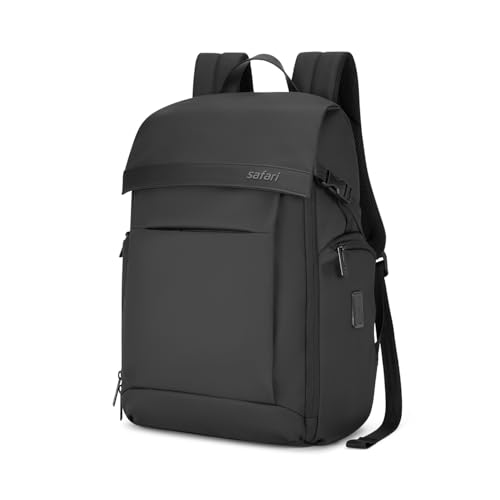 Safari Caden 25L Formal Laptop Backpack Bag for Man & Women, Ideal for Office Use/School/College Boys and Girls, 2 Compartment Bags with Organizer, Tr