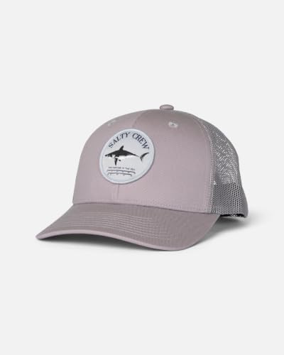 Image of Salty Crew Shark Logo Retro Trucker Hat - Unisex Adjustable Baseball Hat for Adults - Premium Cotton