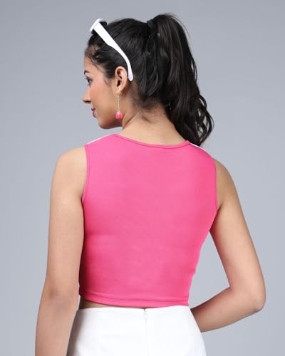 Image of Noble Monk Women Cotton Blend Casual Fit Stylish Tops | Casual Crop Top's | Tshirt