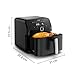 Tefal Easy Fry Mega Heißluftfritteuse, 7,5 Liter Fassungsvermögen, bis zu 8 Personen, 99% weniger Fett, 8 automatische Gareinstellungen, digitales Display, spülmaschinengeeignet, Schwarz, EY8558E0