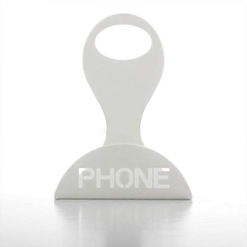 Supporto Caricabatteria da Parete per iPhone iPod MP3 MP4 Cellulari Holder in Plastica Resistente con Design Anti-Scivolamento