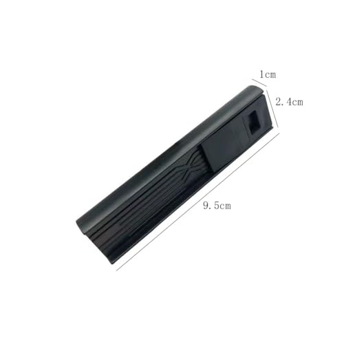 2 Pieces Clarinet Reed Case Plastic Saxophone Reed Case Double Side Clarinet Reed Holder Box Saxophone Reed Holder Storage Box, Black