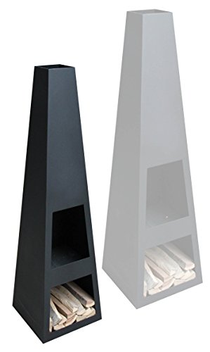 gardenmaxx vilos schwarz Stahl Terrassenofen Outdoor Heizung