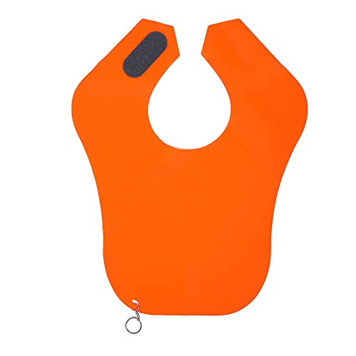 Capa de peluquería de silicona naranja para corte y tinte miniatura 1