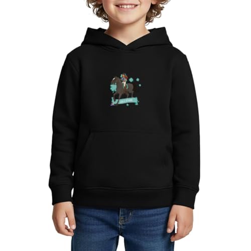 Sweat à capuche enfant Lisa et Storm Équitation Cheval Premium