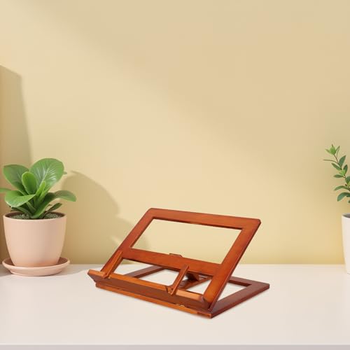 Support de Bible Gatuida en bois réglable pour lire les mains libres sur table - 6