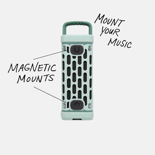 Turtlebox Ranger: Loud! Outdoor Portable Bluetooth 5.4 Speaker | Rugged, Waterproof, Ultra-Portable | Plays to 105db, Deep Bass, Shockproof, Unlimited Pairing for Full Stereo Experience, River Rock