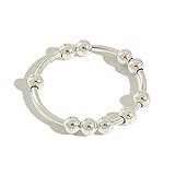 Alivia la Ansiedad: Estos anillos giratorios te ayudarán a moverte por todas partes mientras eres hermoso y sin distraer tu entorno. Los anillos de meditación tienen efectos meditativos, de alivio de la ansiedad y calmantes.