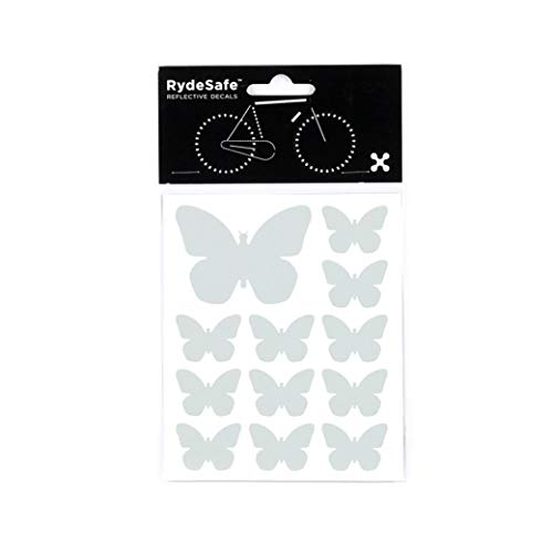 RydeSafe Reflective Decals - Butterflies Kit (White)