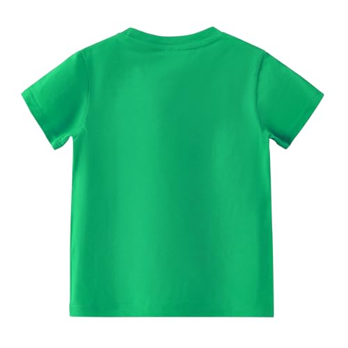 Image of AMIYAN Toddler T Shirts Boys Girls Basic Tee Summer Cotton T-Shirts Crewneck Short Sleeve Shirts for Kids 2-7Y