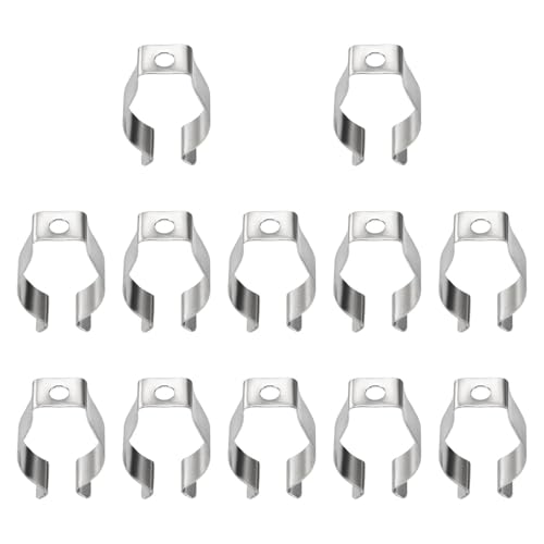Image of Enakshi 12x Clips Holder Bracket for Integrated Tube Light Fixture LED Light Tube without Foot Wrap| Home & Garden|Lamps, Lighting & Ceiling Fans|Lighting Parts & Accessories