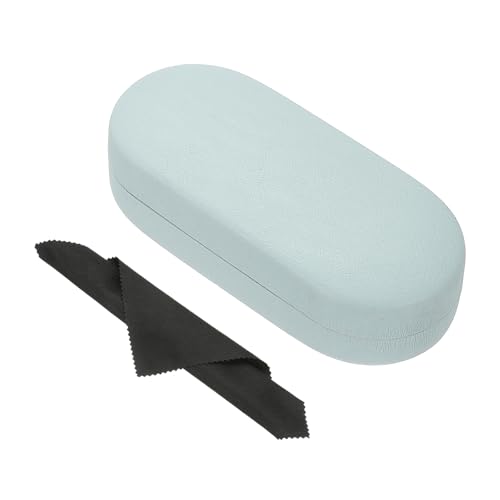 Image of PATIKIL Hard Shell Eyeglasses Case, PU Leather Large Glasses Case Litchi Grain Protective Sunglasses Organizer for Women Men