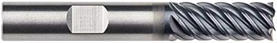 RedLine Tools - 3/4 (.7500) Single End Corner Radius Carbide End Mill, AlTiN Coated, 6 Flute 1.6250 LOC .0600 Radius, Weldon Shank Type, 4.0000 OAL - RFX1095