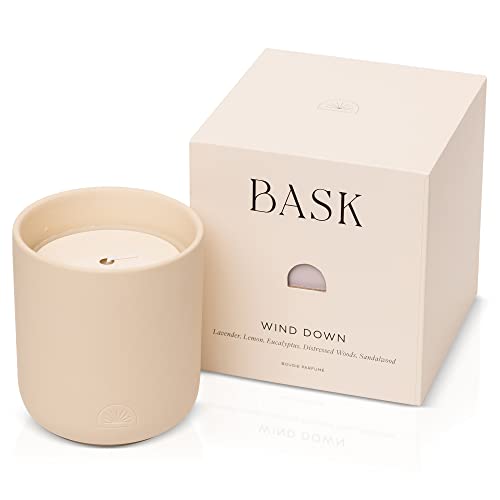 BASK Scented Candles for Home - Scented Candles - Fall Candles - Gifts for Women and Men - Scent: Wind Down Deal