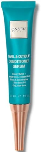 Onsen Nail & Cuticle Cream Treatment w/Japanese Tsubaki, Jojoba & Lavender Oil, Shea Butter – Strengthens Nails, Softens Cuticles - Daily Repair Care (1 Count/30 ml)
