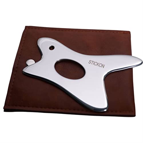 Image of STICKON Gua Sha Massage Tool Stainless Steel Gua Sha Scraping Massage Tools IASTM Tools Great Soft Tissue Mobilization Tool(STICKON-22)