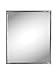 StealStreet SS-KI-OC539 Silver Trim Wall Mirror