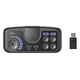 GoolRC 8Bitdo TG16 ワイヤレス ゲームパッド PC Engine mini CoreGrafx mini TubroGrafx-16 mini Switch用(暗灰色)