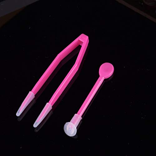 Healifty 5 Pcs Colorido Plástico Contato Lente Pinça de Contato Plástico Vara de Sucção Misturada de