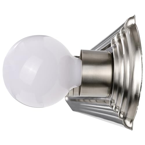 Image of Nuvo 60 /303, 8-Light Vanity Light, Brushed Nickel, 48-Inch, Bathroom Light