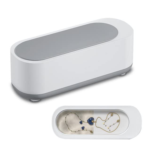 CLOUDTAIL CHOICE Ultrasonic Cleaner, Ultrasonic Jewelry Cleaner 300ML Ultrasonic Cleaning Machine for Glasses Jewelry Rings Necklaces Coin Watches Dentures