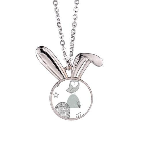 Collier cage à oiseaux anti-ternissement bijou nordique hypoallergénique