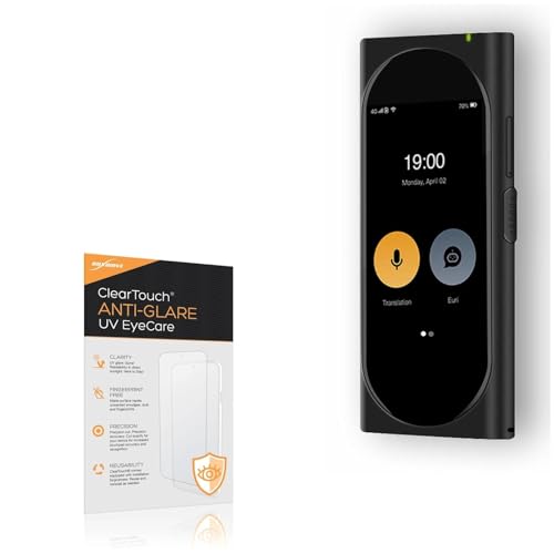 BoxWave Screen Protector Compatible With Langogo Genesis - ClearTouch Anti-Glare Anti-UV EyeCare (2-Pack), Filters out Harmful Blue Light Reduce Fatigue