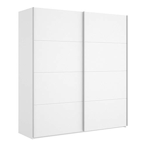 HOMEKIT-Armarios-2-Puertas-correderas-Aluminio-Blanco-Brillo-180x204x65cm