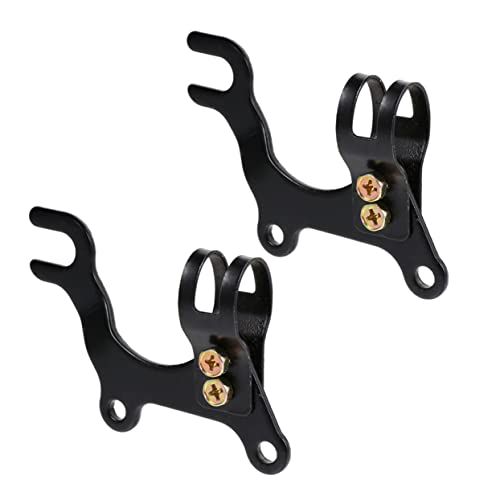 Mikikit 2Pcs Adjustable Bike Brake Bracket Disc Brake Modification Adapter for Non Disc Brake Bicycles Durable Frame Support for Enhanced Cycling Experience Compatible with Standard