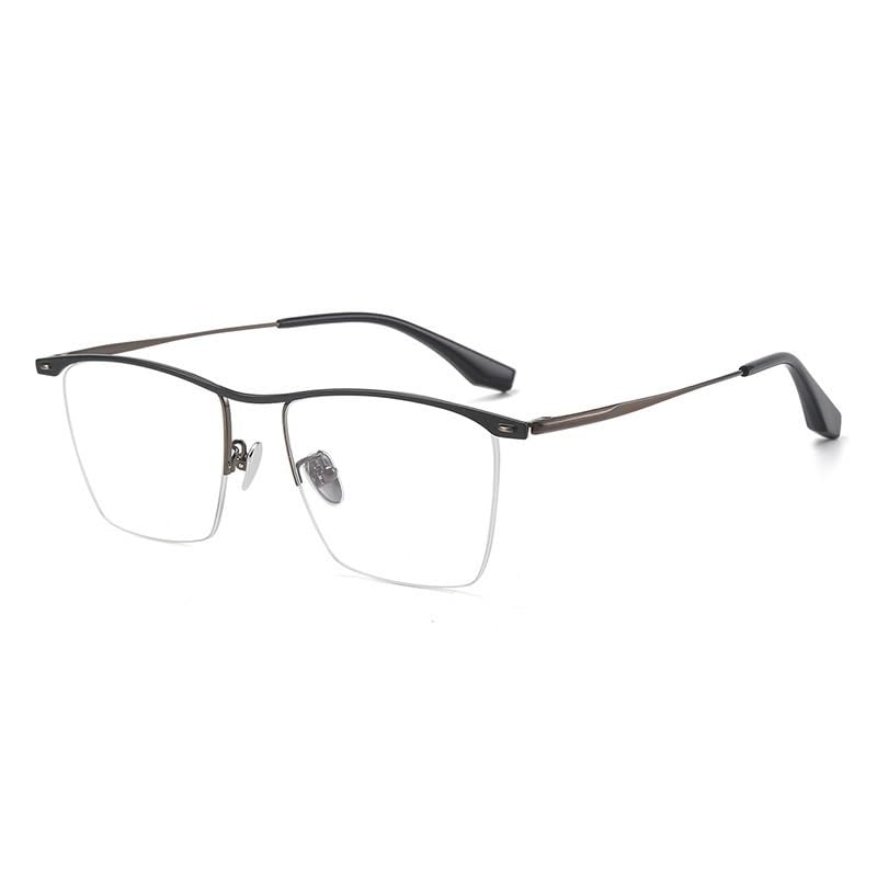 Oprawka okularów optycznych dla kobiet Damskie ultralekkie okulary optyczne Semi-Titanium