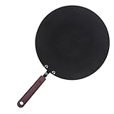 ABOOFAN Unendlichkeits-Kochtopf, Eierkochtopf, Pfannkuchen-Pfanne, Mini-Wok, Outdoor, flache Pfanne, Haushalt, Antihaftbeschichtung, fliegende Kuchen, Pizzateller, Aluminium