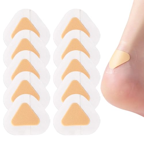Almohadillas para ampollas, parches de talón para talones agrietados, vendajes adhesivos para dedos de los pies, prevención de ampollas, vendajes de talón, cuidado de heridas