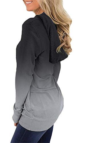 onlypuff Womens Hoodie Sweatshirts Casual Tunic Tops Long Sleeve Hoody with Kangaroo Pockets - Image 4
