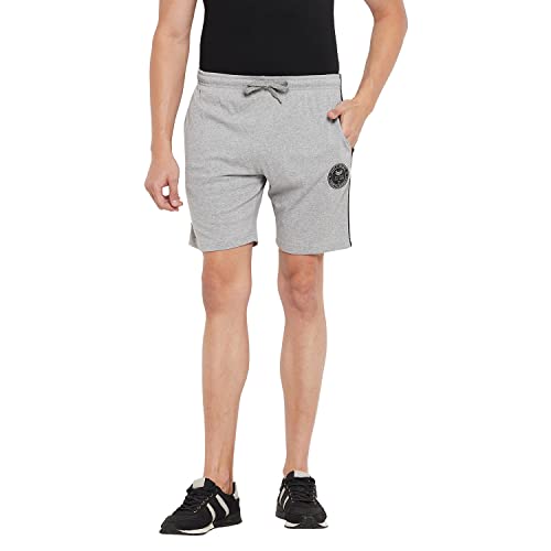 Image of Duke Stardust Men M. Grey Melange Color Regular Shorts M