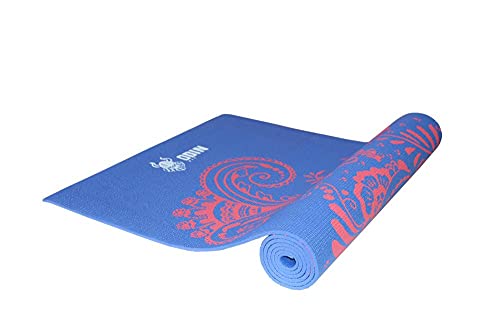 Tapete para Yoga Estampado Colchonete Pilates Pvc Odin Fit