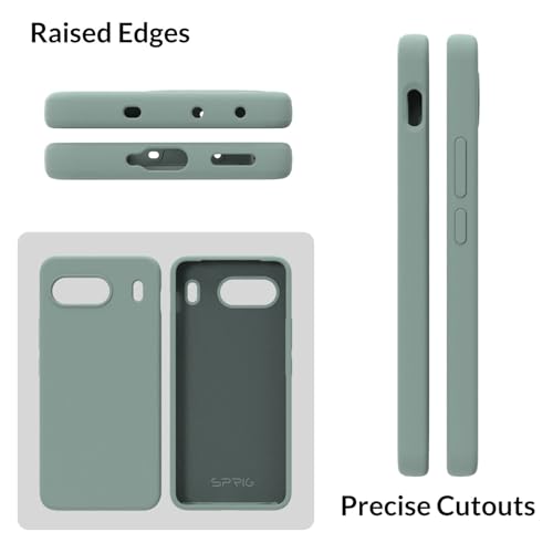 Image of SPRIG Compatible with OnePlus Nord 4 Premium SilkTone Back Cover Drop Tested Shock Proof Mobile Case for Men, Women, Boys and Girls with Camera Protection (Light Green)